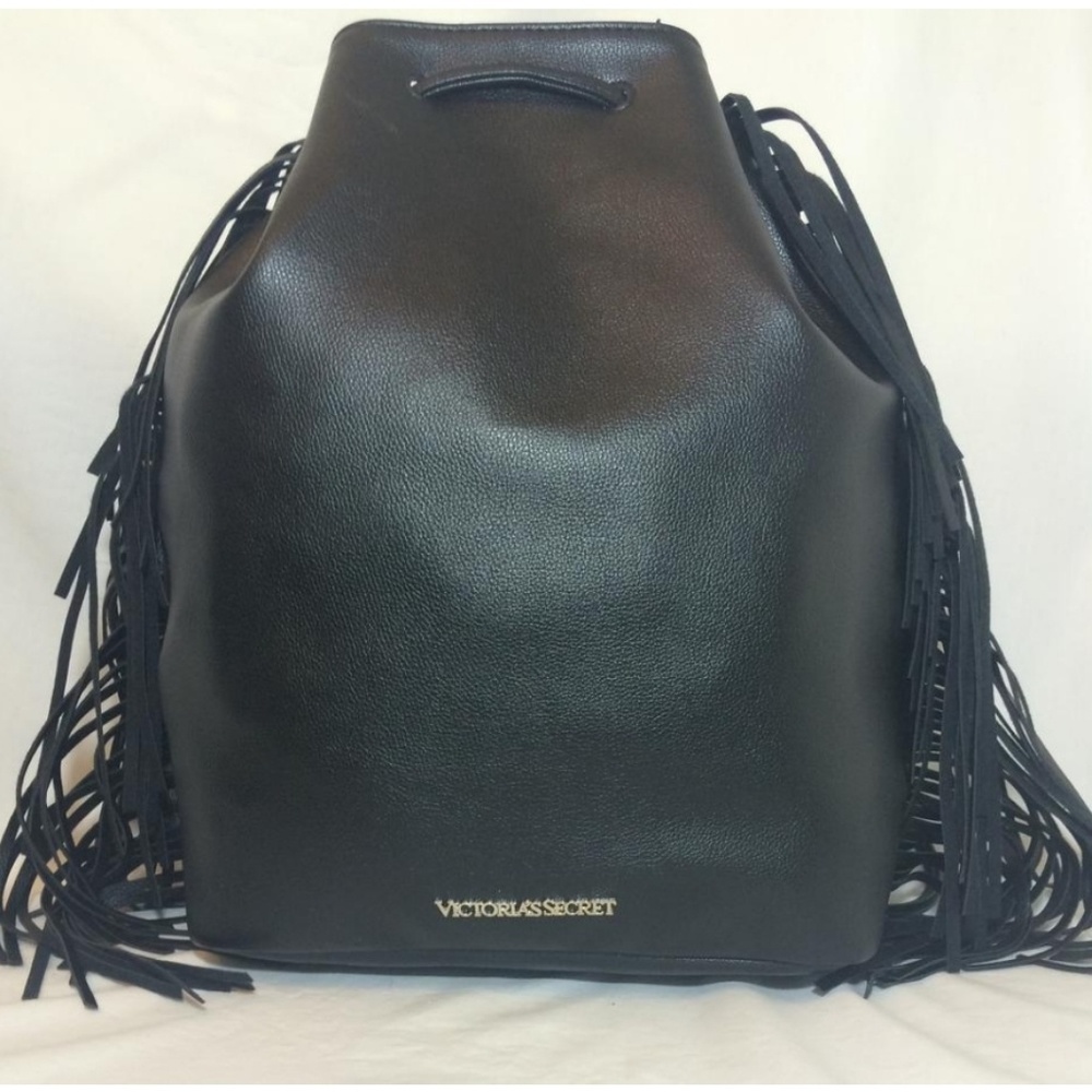Victoria Secreat Faux Leather Fringe Bag